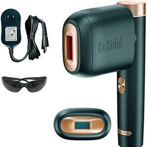 Dark Green & Rose Gold IPL Hair Removal Device